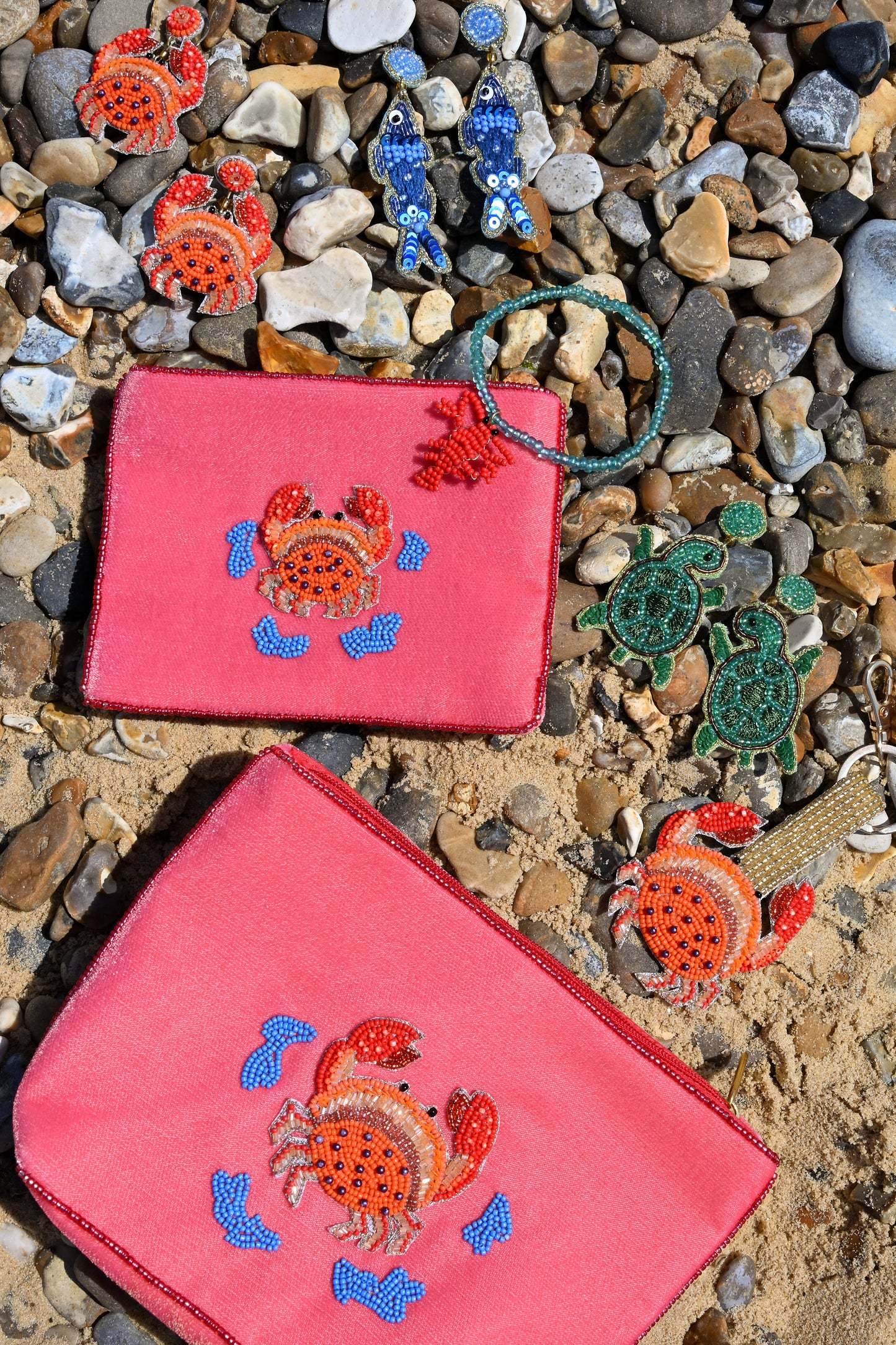CRAB ON WATER SMALL POUCH