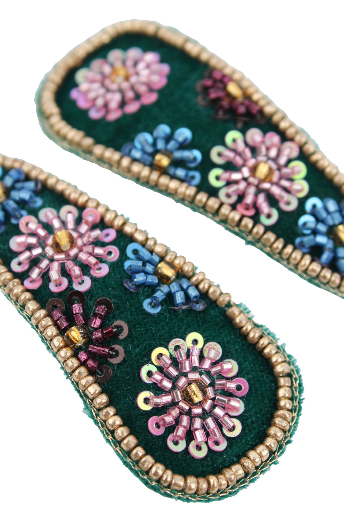 FLOWER VELVET HAIRCLIPS PACK OF 2