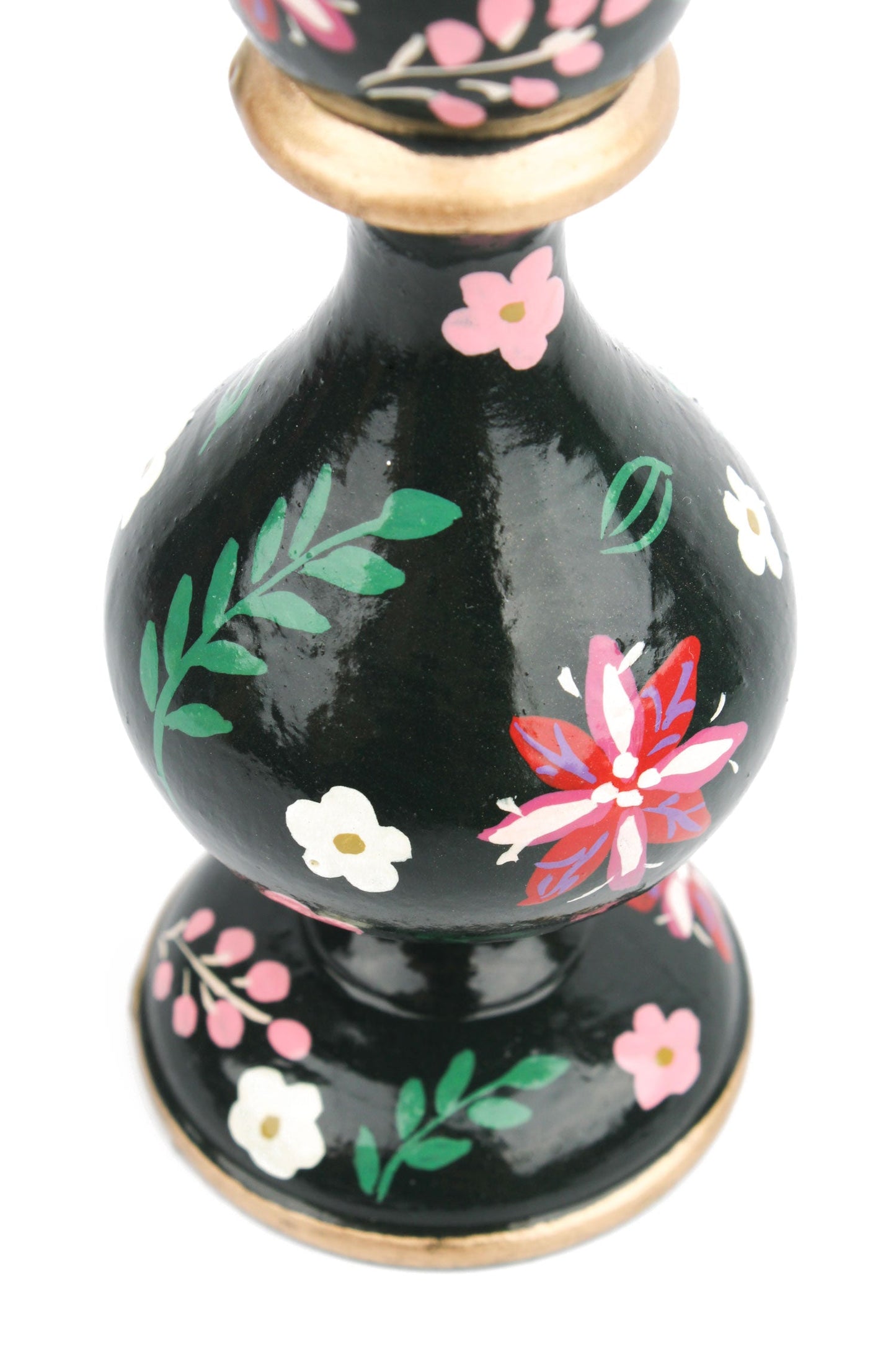 GREEN SMALL CANDLESTICK HOLDER