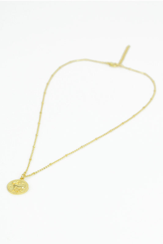 CAPRICORN GOLD PENDANT (8108087017688)