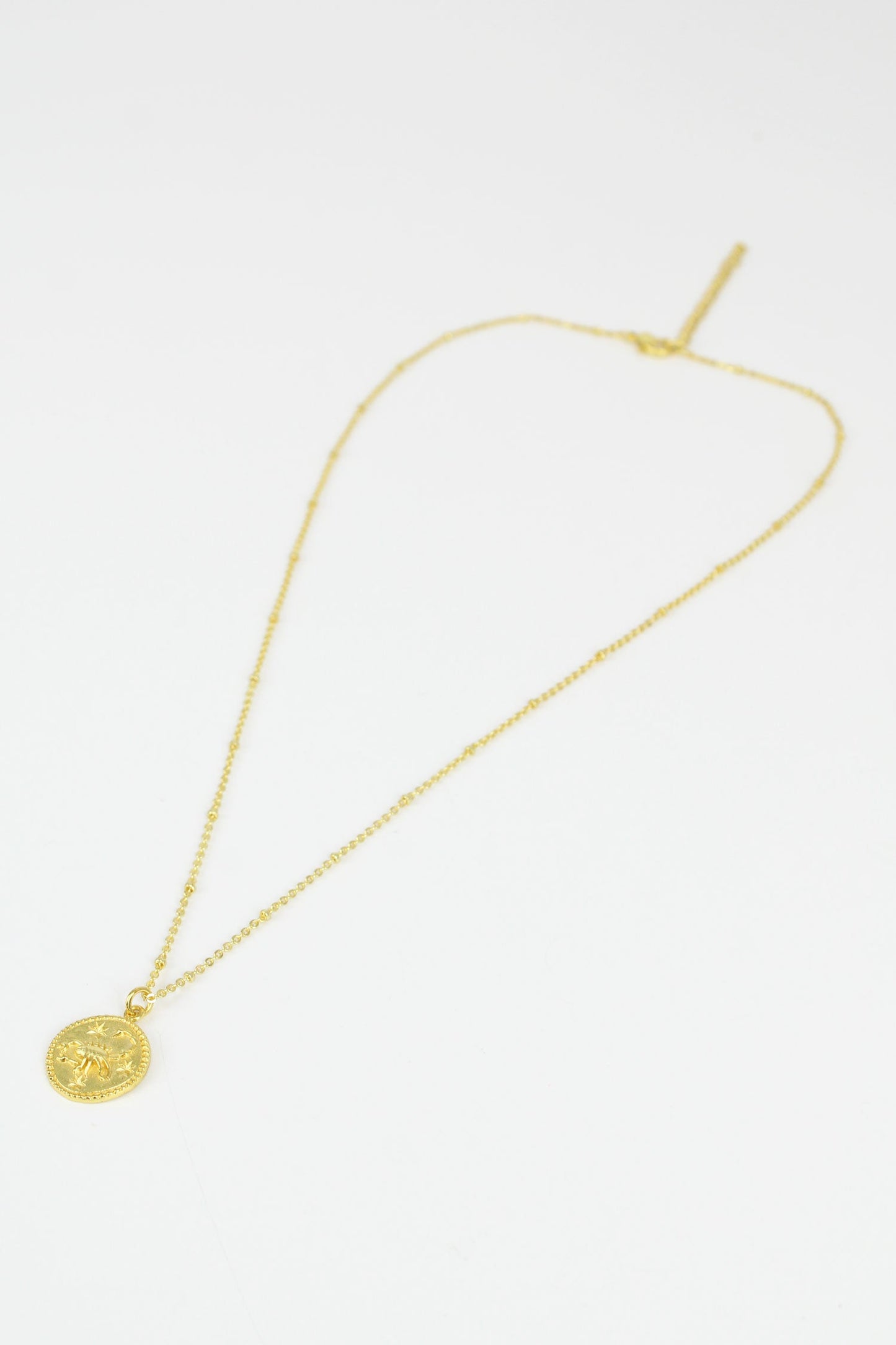 SCORPIO GOLD PENDANT (8108088557784)