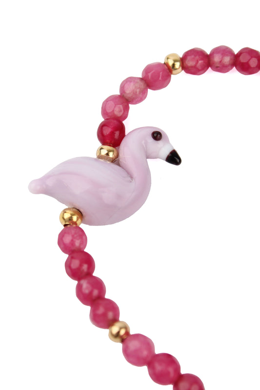 PINK FLAMINGO BRACELET
