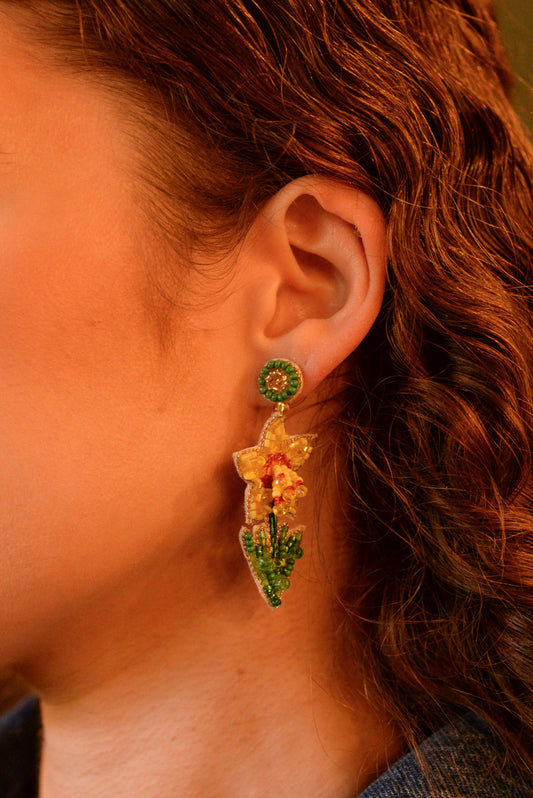 DAFFODIL EARRINGS