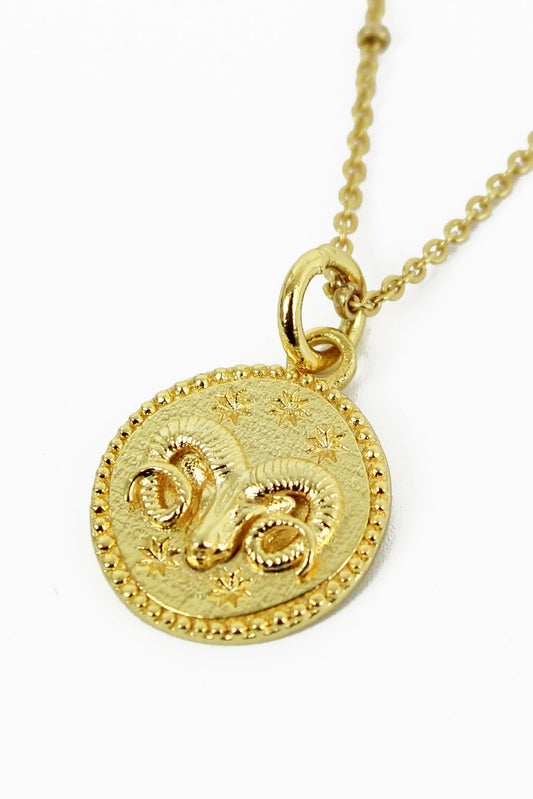 ARIES GOLD PENDANT - ZODIAC COLLECTION
