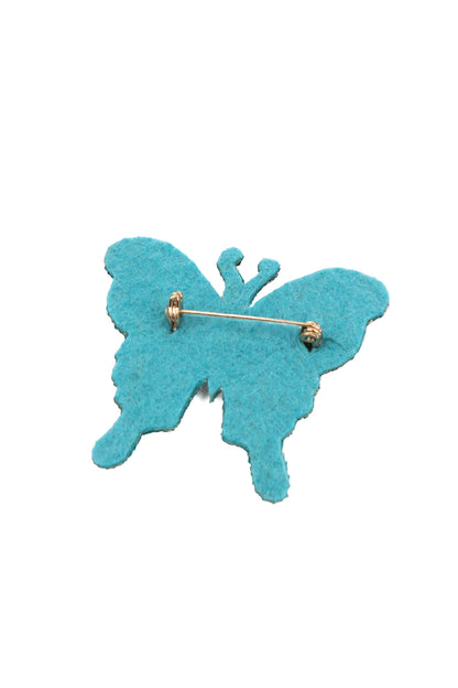BLUE BUTTERFLY BROOCH