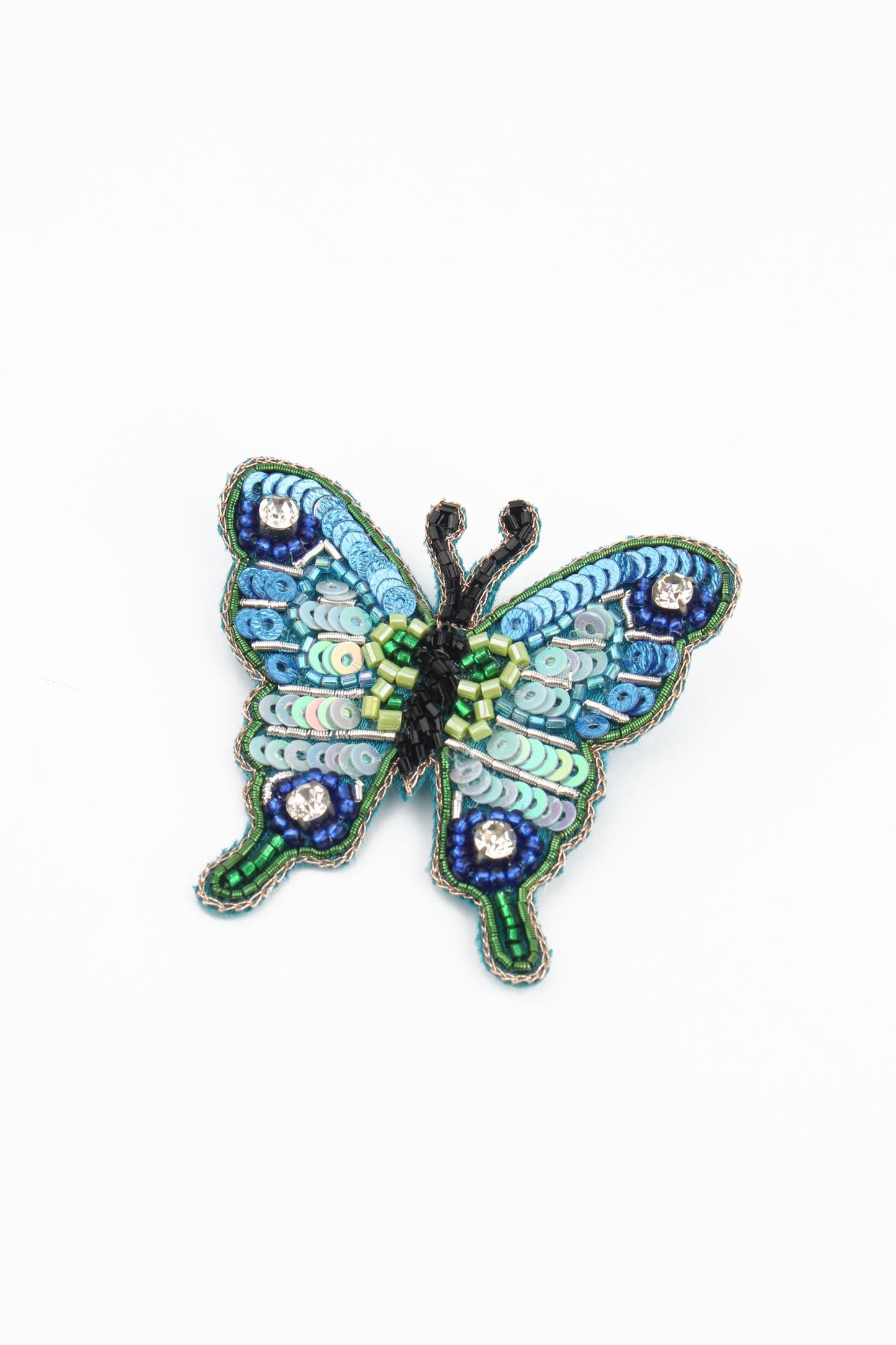 BLUE BUTTERFLY BROOCH