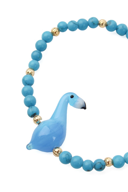 BLUE FLAMINGO BRACELET