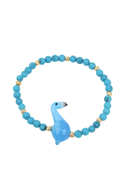 BLUE FLAMINGO BRACELET