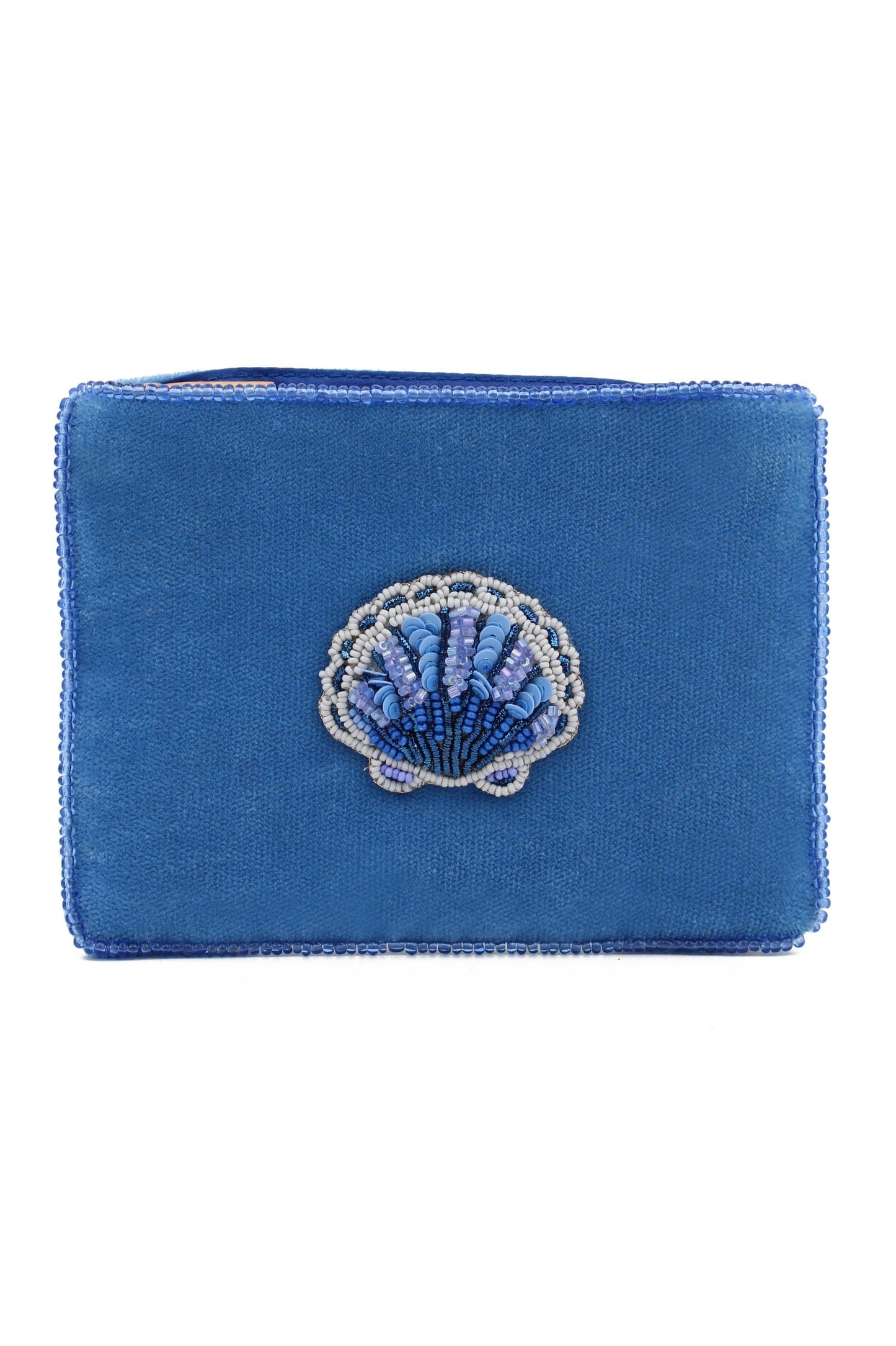 BLUE SHELL SMALL POUCH
