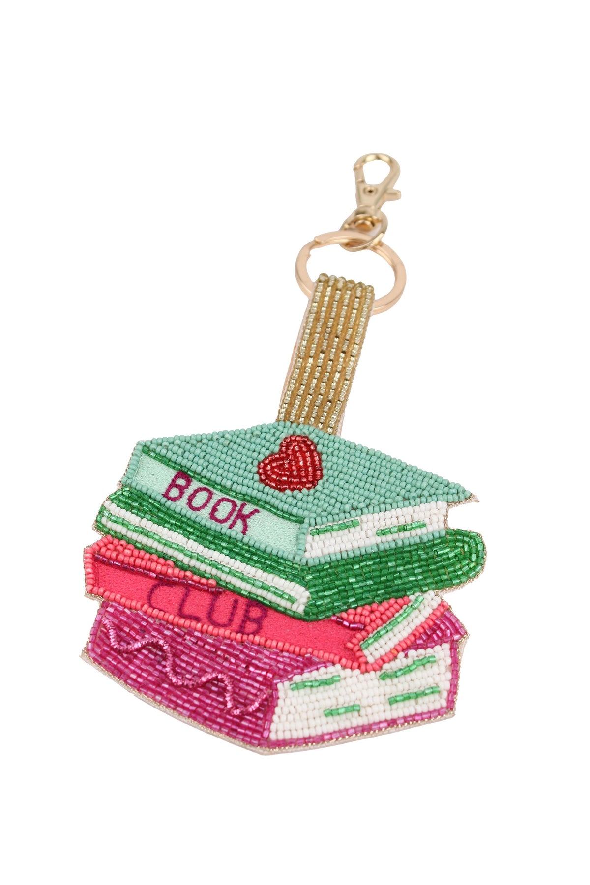 BOOK CLUB KEYRING/BAG CHARM