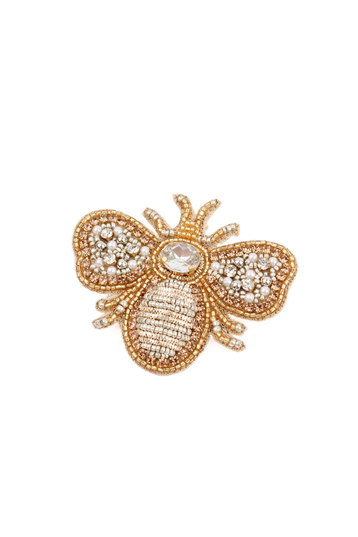 CLASSIC MY DORIS GOLD AND SILVER BEE BROOCH