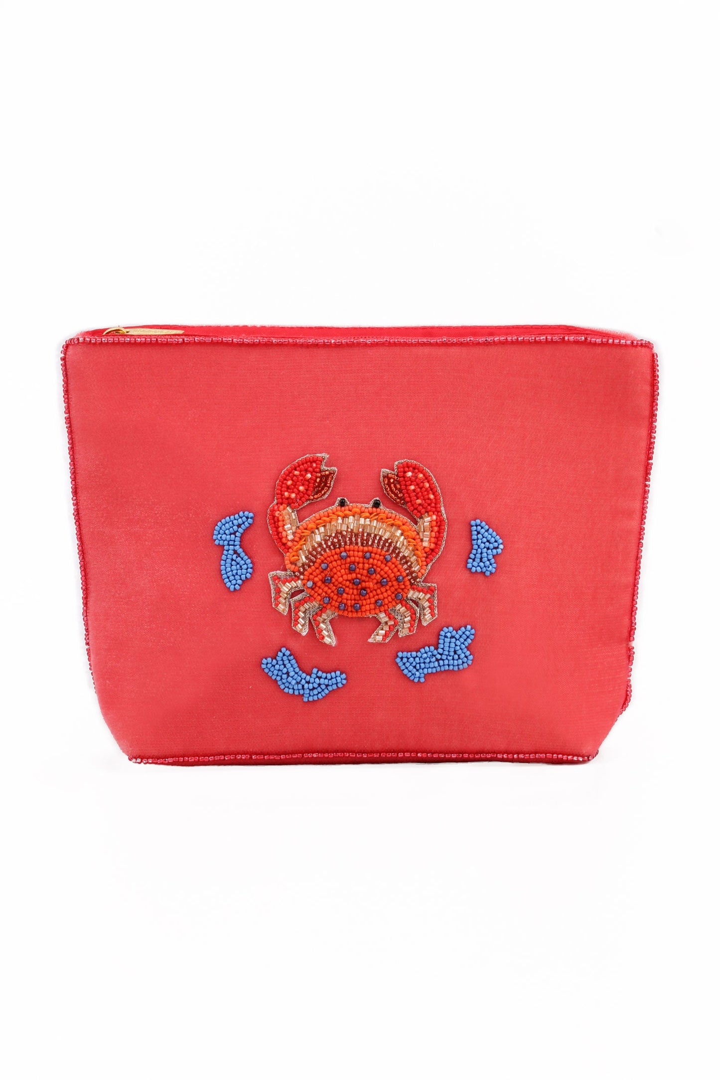 CRAB ON WATER MEDIUM POUCH