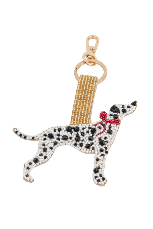 DALMATIAN DOG KEYRING
