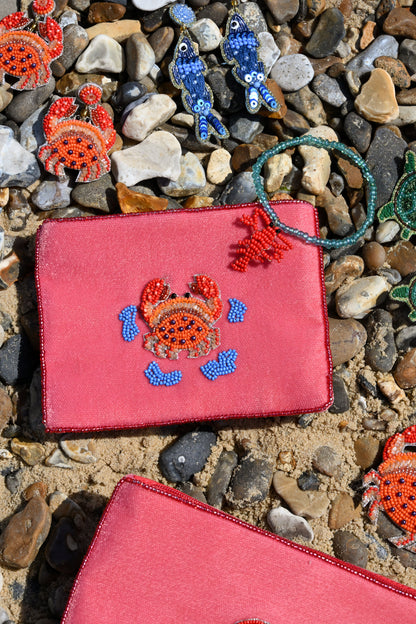 CRAB ON WATER SMALL POUCH