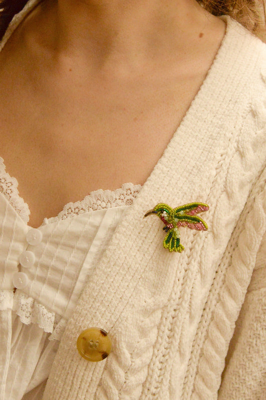 HUMMINGBIRD BROOCH