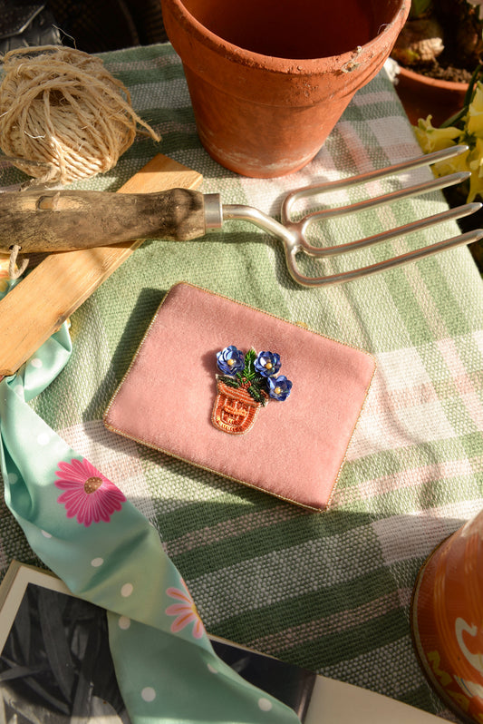 FLOWER POT SMALL POUCH