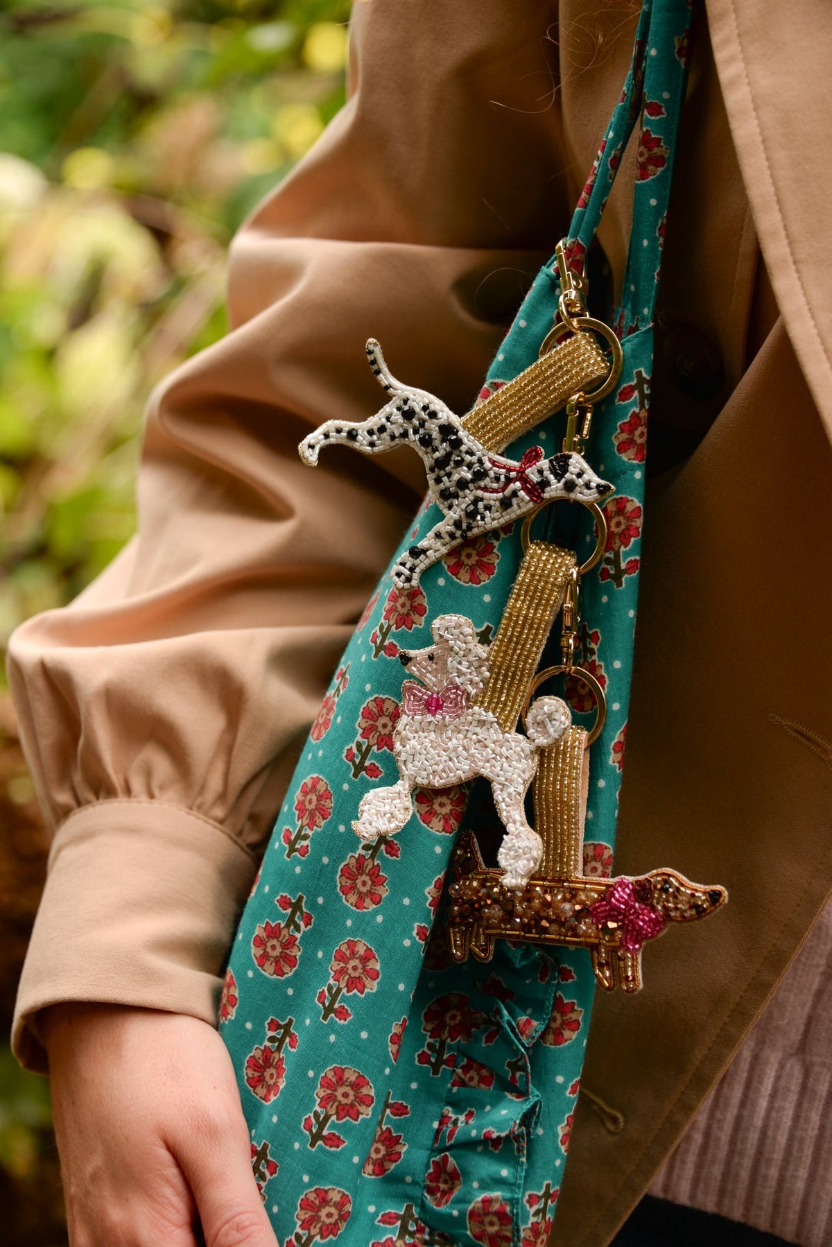 DALMATIAN DOG KEYRING