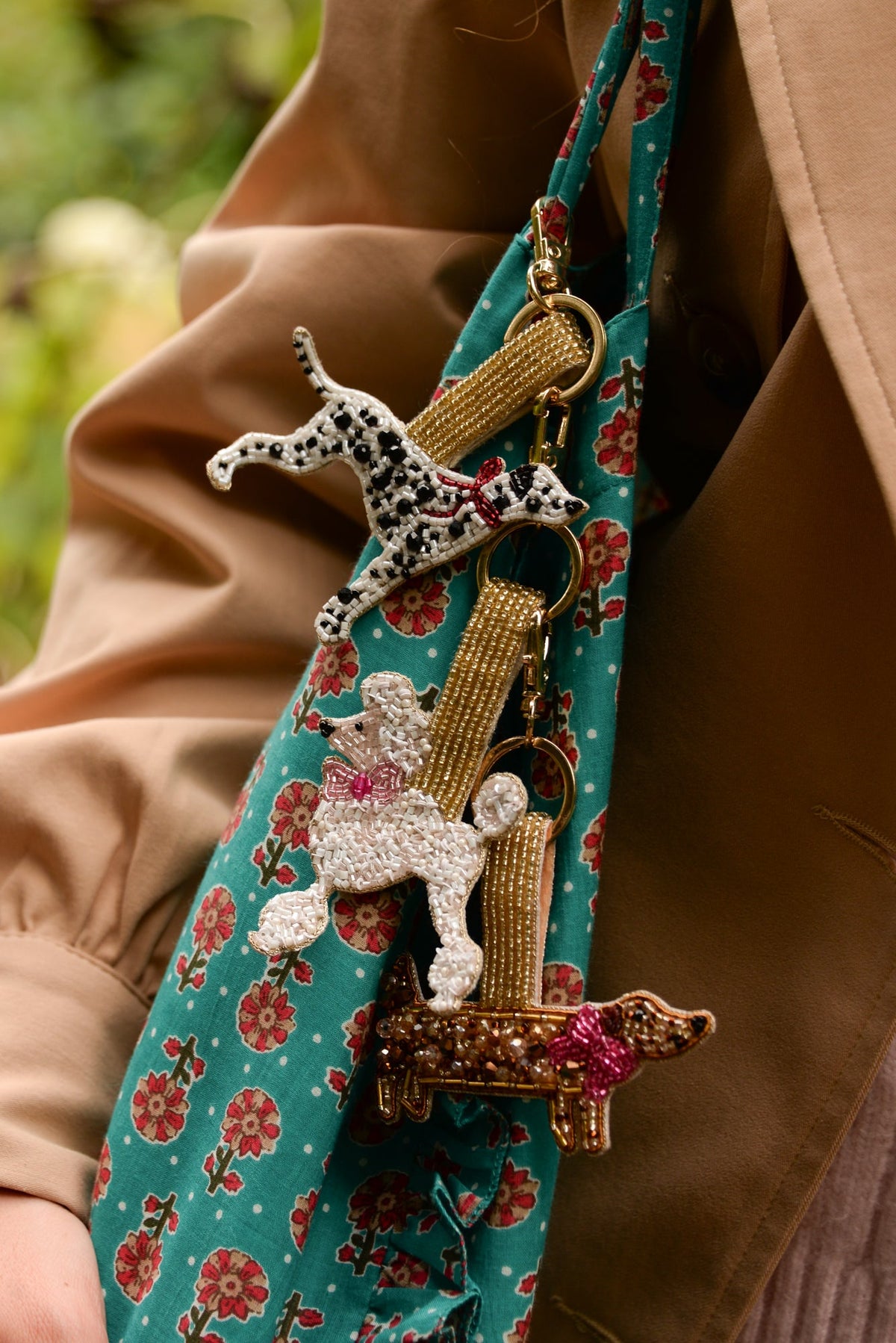 POODLE KEYRING/BAG CHARM