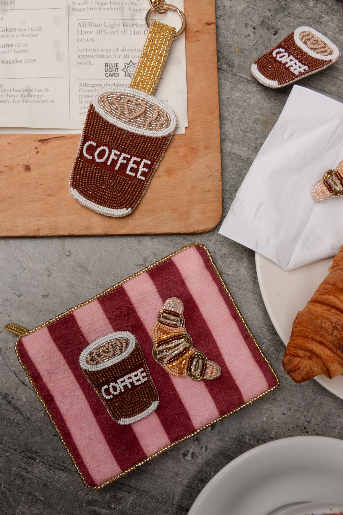 COFFEE CUP KEYRING