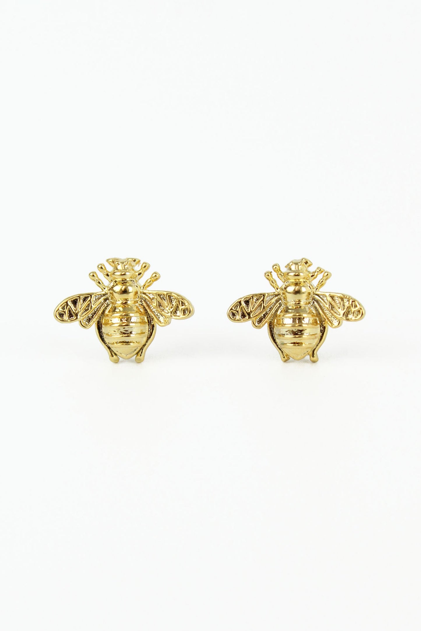 SMALL BEE STUD EARRINGS (8018787827928)