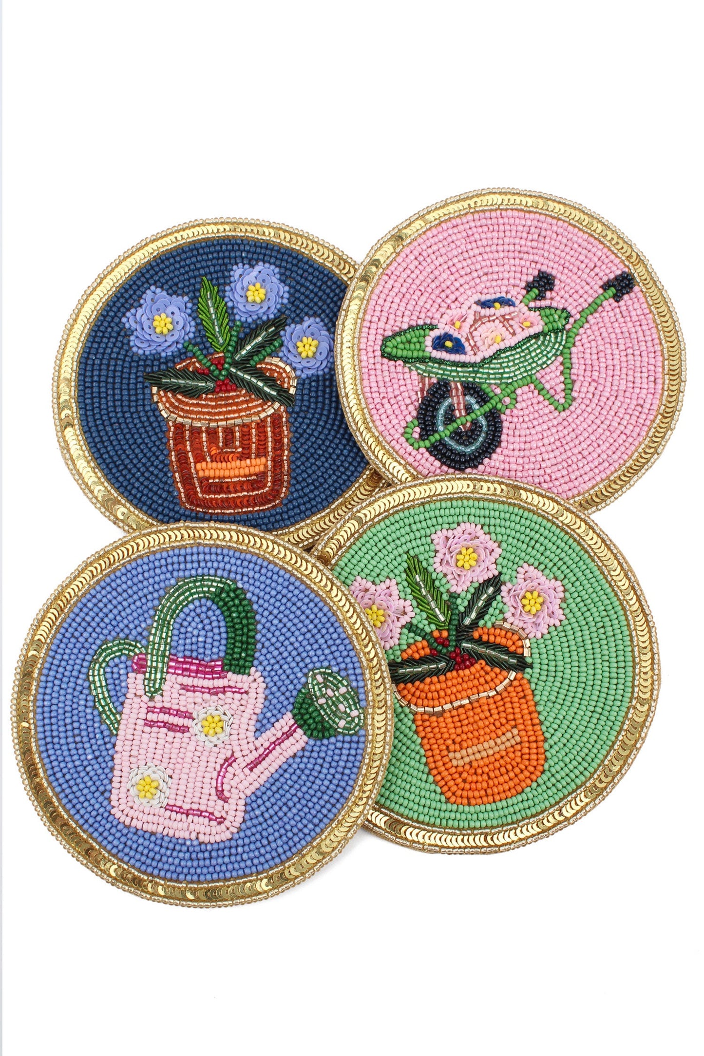 GARDENING COASTERS - SET OF 4