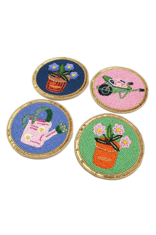 GARDENING COASTERS - SET OF 4