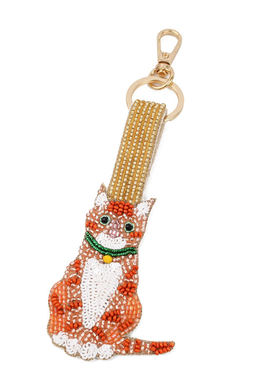 GINGER CAT KEYRING/BAG CHARM