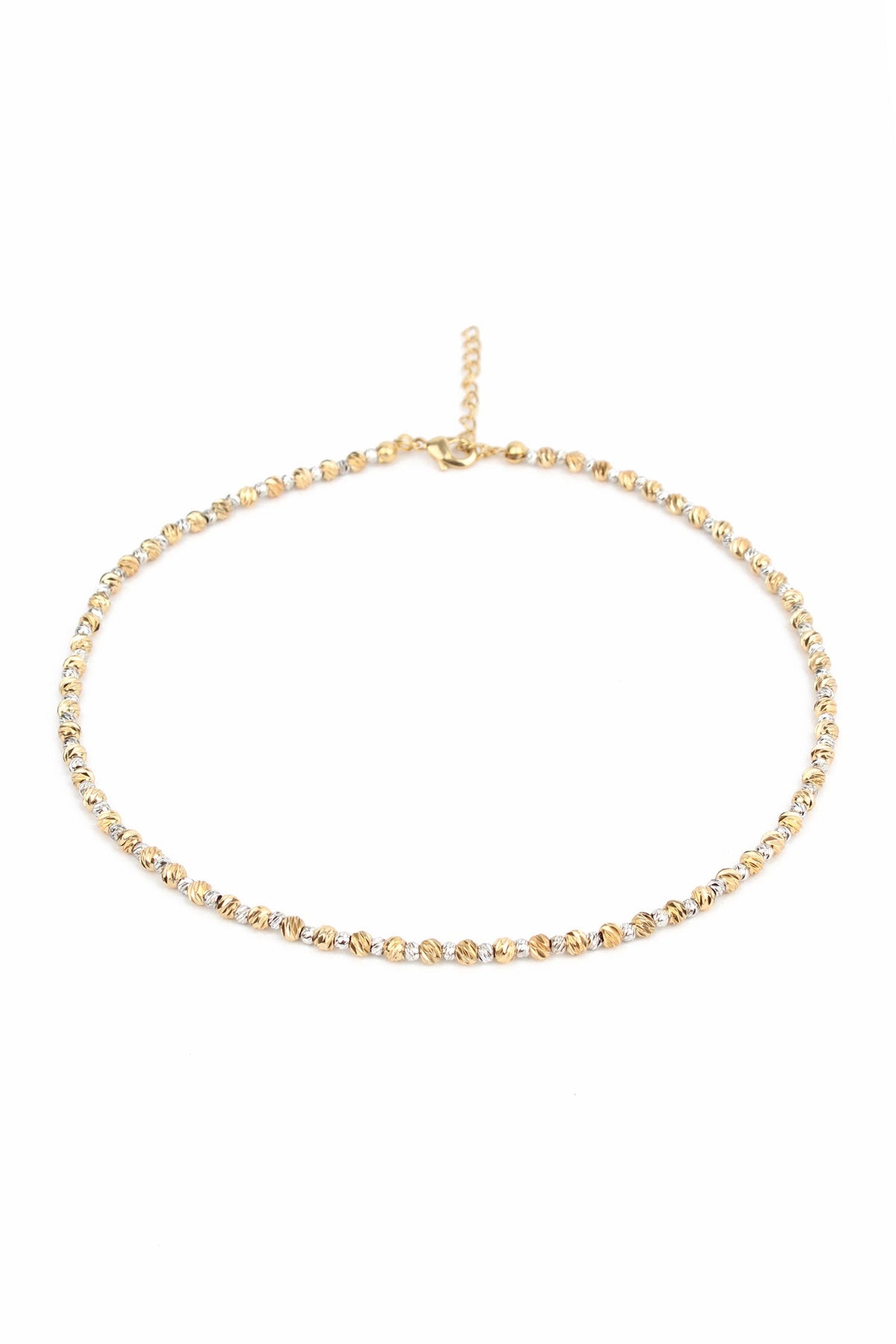 SILVER AND GOLD CLASSIC NECKLACE
