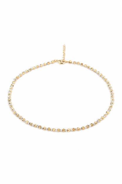 SILVER AND GOLD CLASSIC NECKLACE