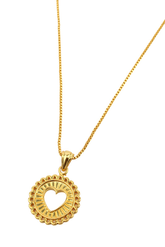 HEART CUT OUT PENDANT