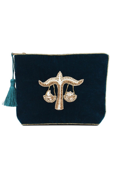 LIBRA MEDIUM POUCH - ZODIAC COLLECTION SEPTEMBER 23nd - OCTOBER 22nd