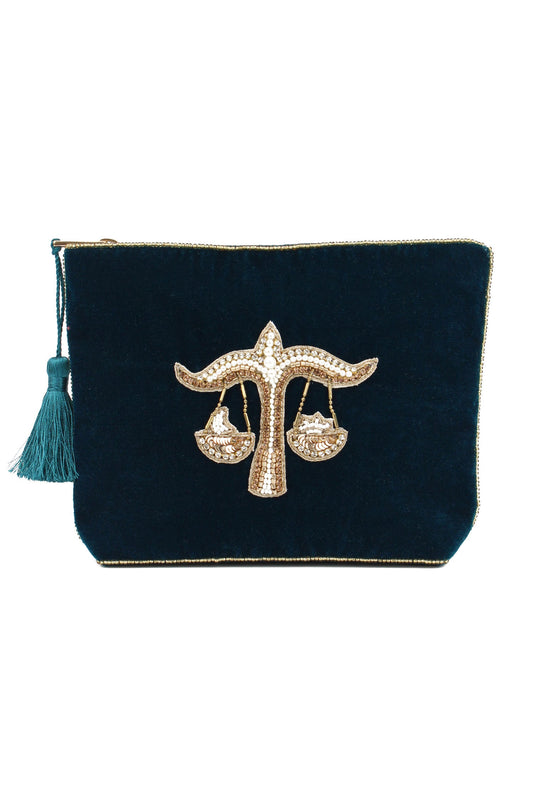 LIBRA MEDIUM POUCH - ZODIAC COLLECTION SEPTEMBER 23nd - OCTOBER 22nd