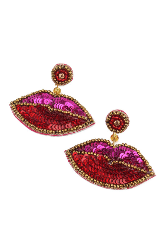 LIPS DROP EARRINGS