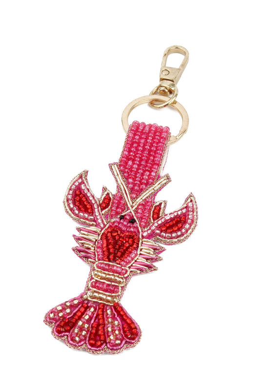 LOBSTER LOVE KEYRING/BAG CHARM