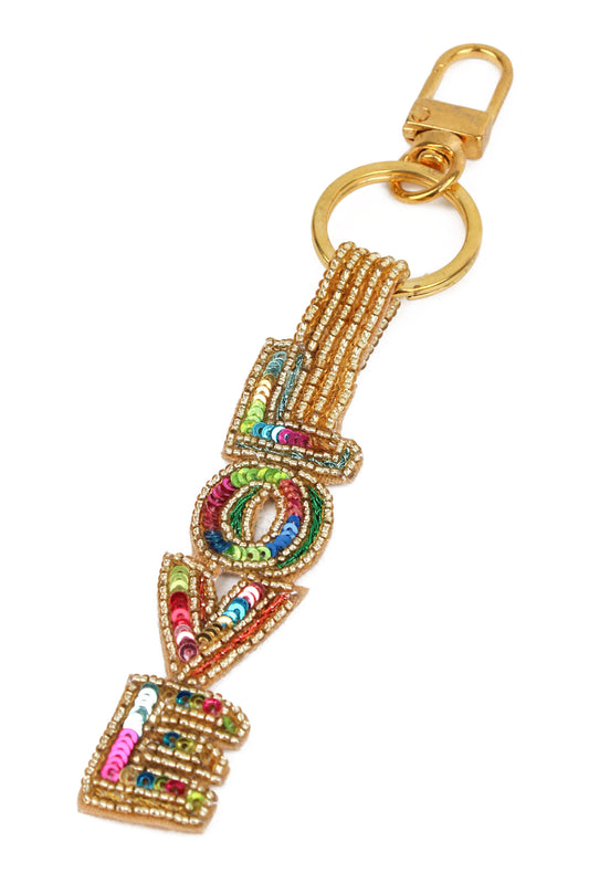LOVE RAINBOW KEYRING/BAG CHARM