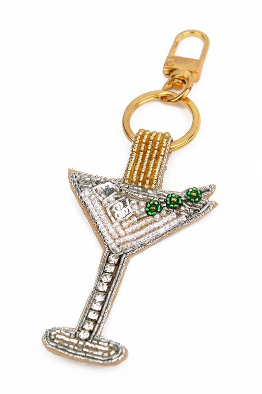 MARTINI COCKTAIL KEYRING