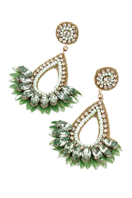 MINT TEARDROP EARRING