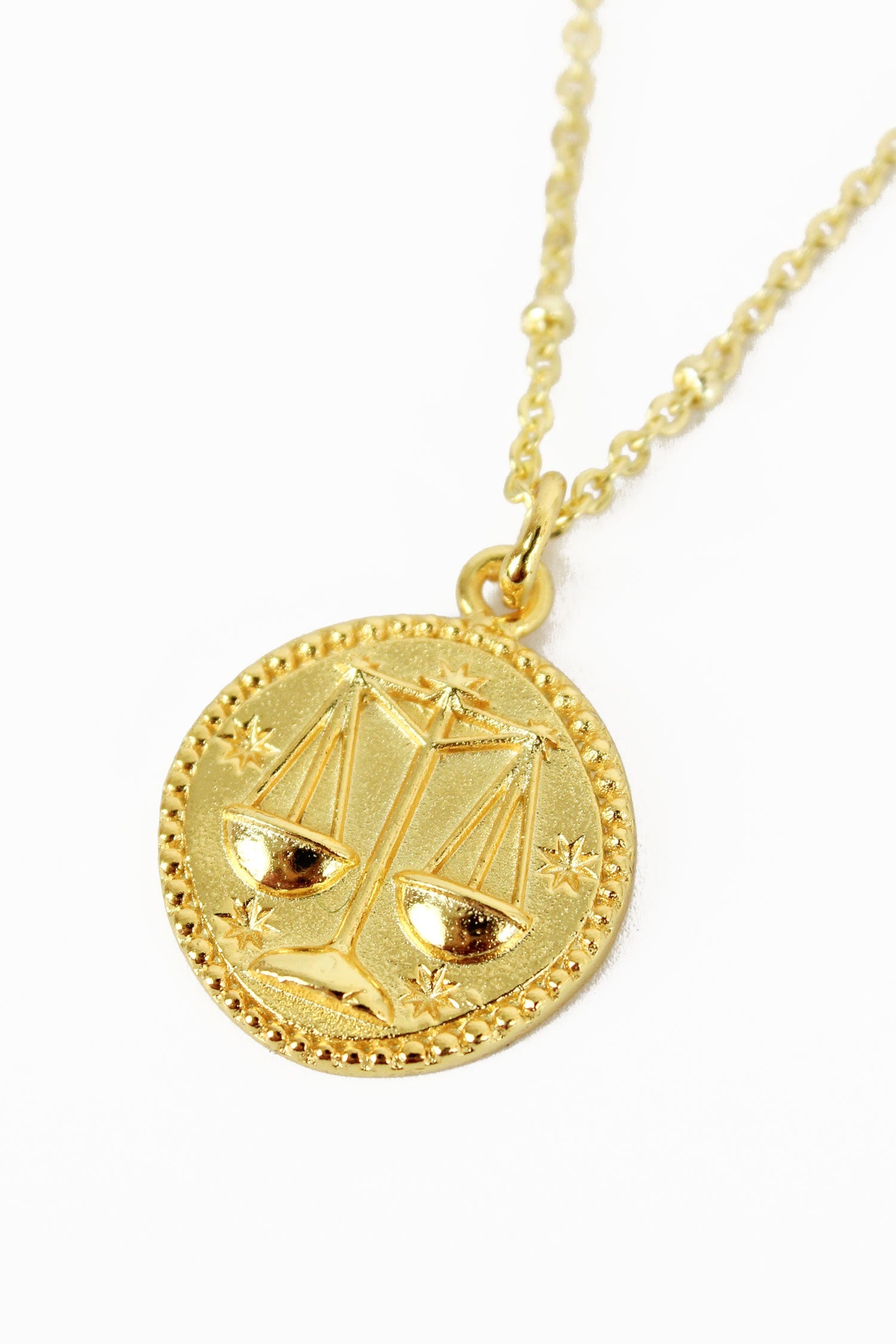 LIBRA GOLD PENDANT (8107787190488)