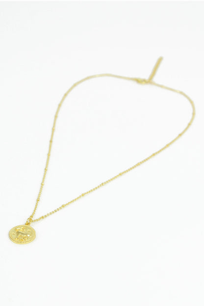 CAPRICORN GOLD PENDANT (8108087017688)