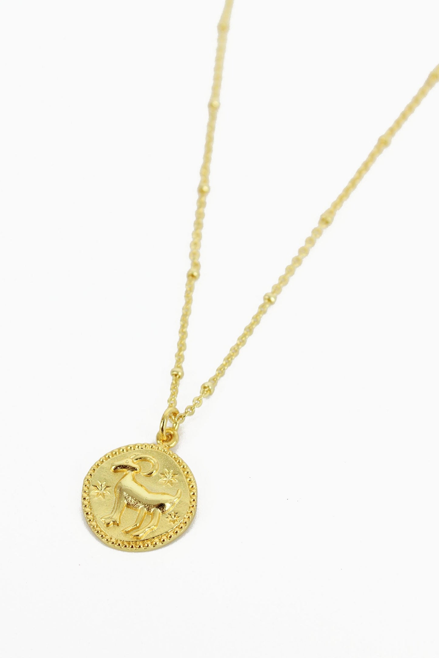 CAPRICORN GOLD PENDANT (8108087017688)