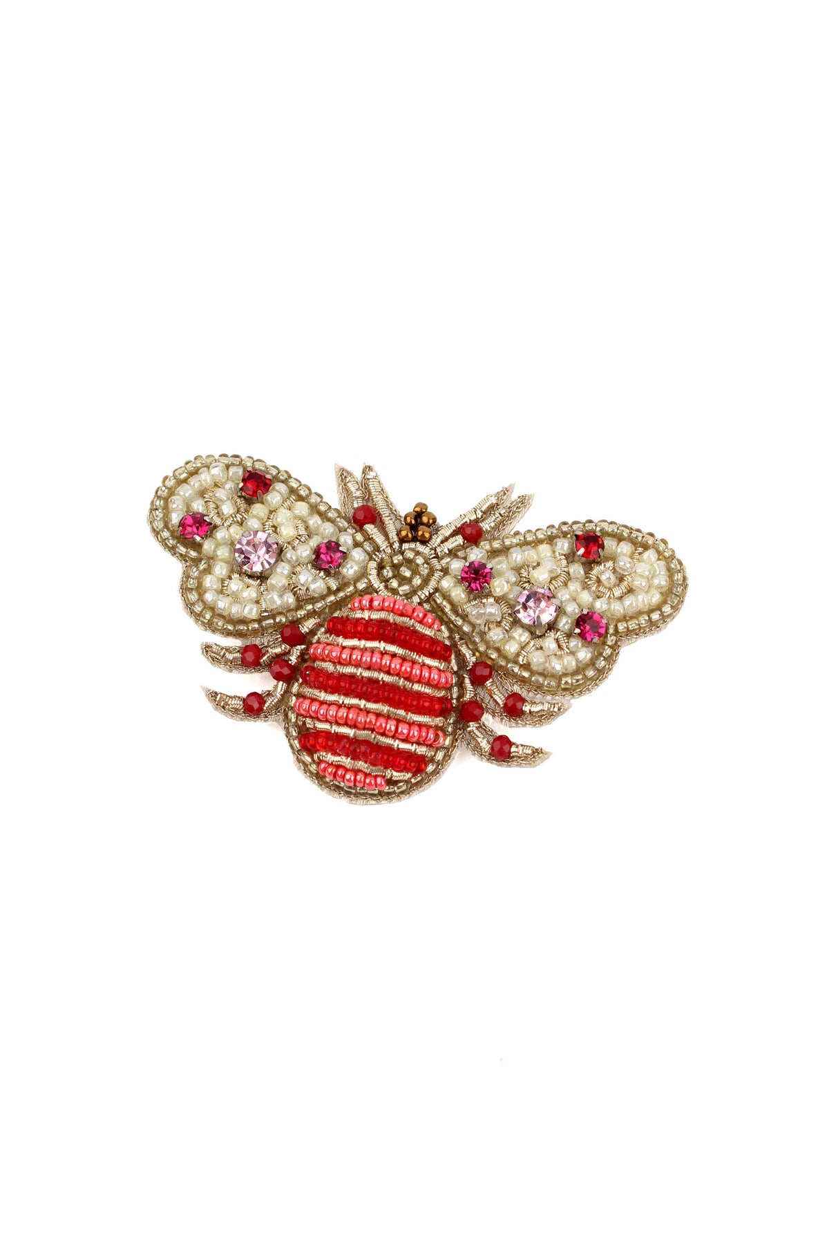 PLUM BEE BROOCH