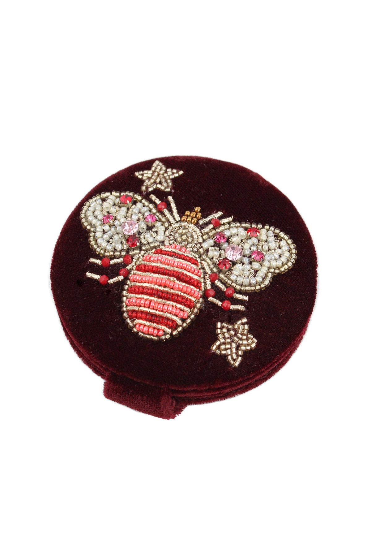 PLUM BEE COMPACT MIRROR