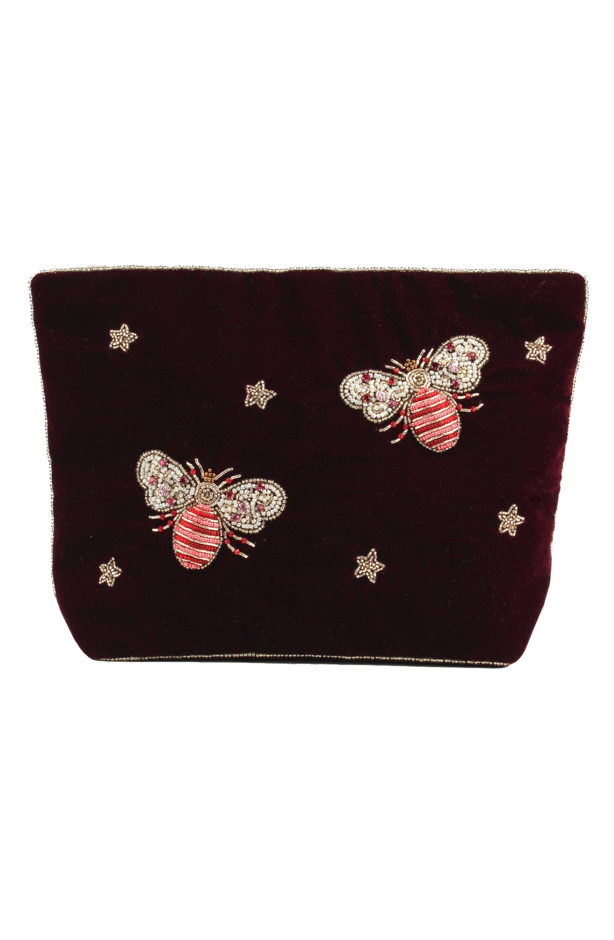 PLUM BEE LARGE POUCH