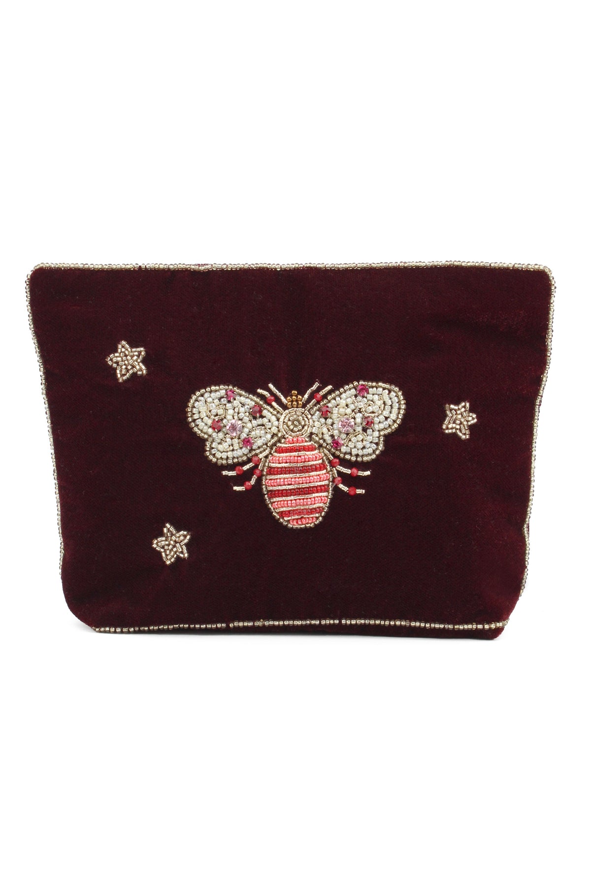 PLUM BEE MEDIUM POUCH