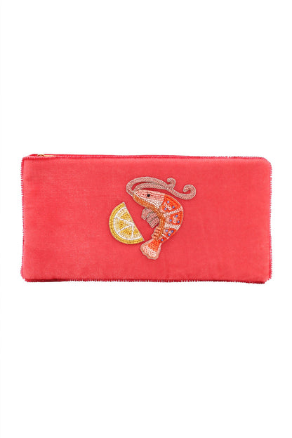 PRAWN AND LEMON MULTI USE POUCH