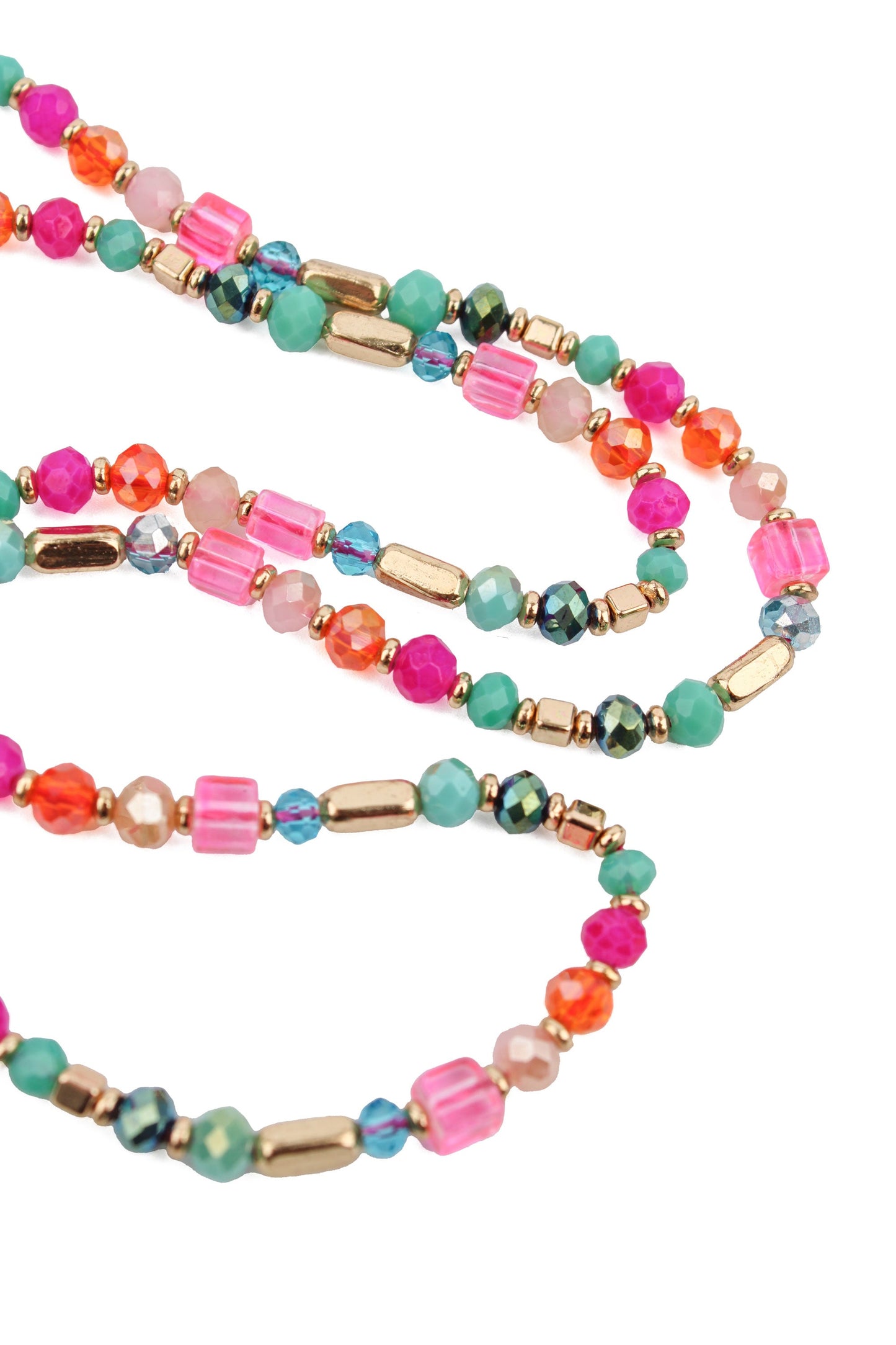 RAINBOW BEADED NECKLACE