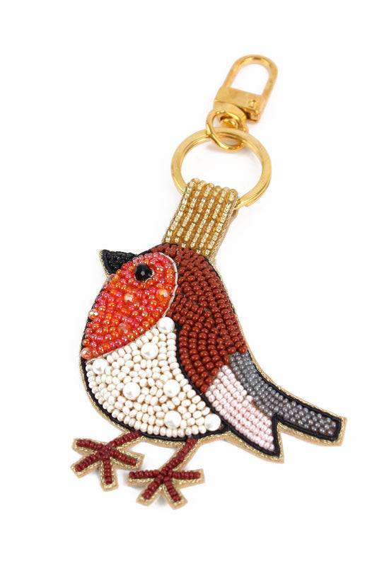 ROBIN KEYRING/BAG CHARM