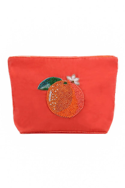 SUMMER ORANGE MEDIUM POUCH