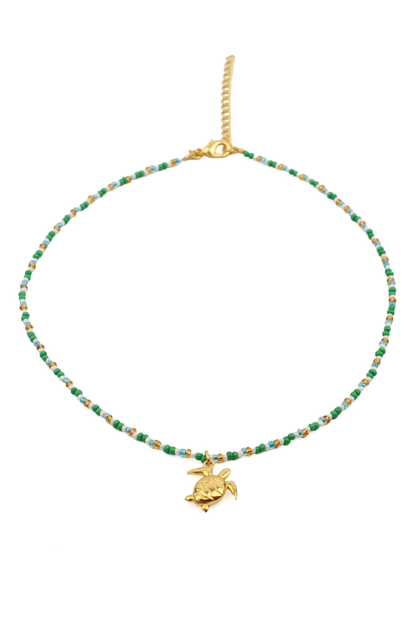 TURTLE GREEN NECKLACE