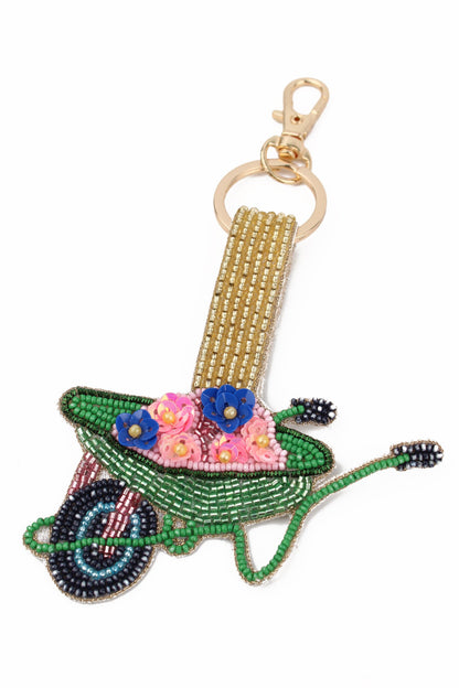 WHEELBARROW KEYRING/BAG CHARM